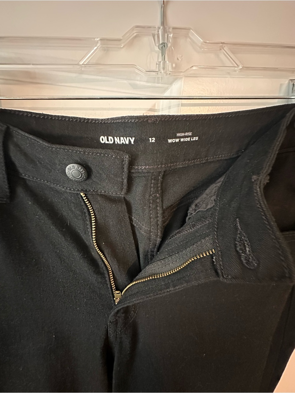 Old Navy Women’s High-Rise Wide Leg Pants - Black